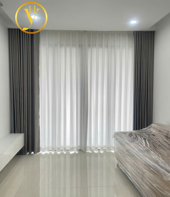 RÈM VẢI GẤM TRƠN 