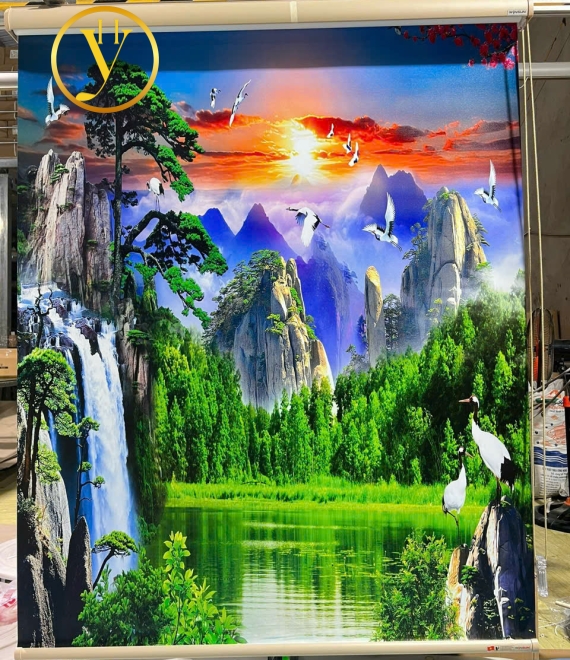 RÈM CUỐN TRANH IN THEO NHU CẦU KHÁCH HÀNG